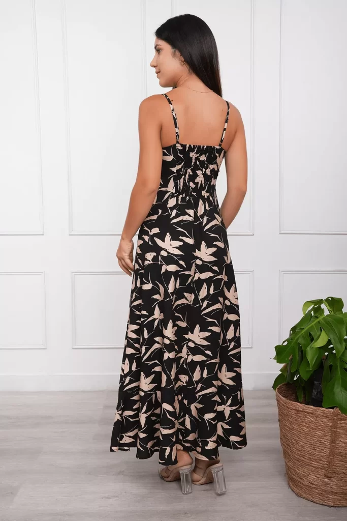 Vestido estampado de mujer